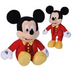 Simba DISNEY Miki Miška maskota v bleščečem rdečem suknjiču 25cm