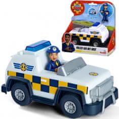 Simba Mini figurica Gasilec Sam Policijski džip 4x4
