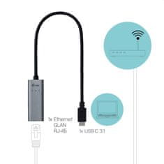 I-TEC USB-C 3.1 kovinski gigabitni ethernetni adapter