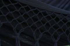 Potenza Stojalo TYTAN + viseča mreža 220×160 SANTIA XL s prečkami, črna, osnovno
