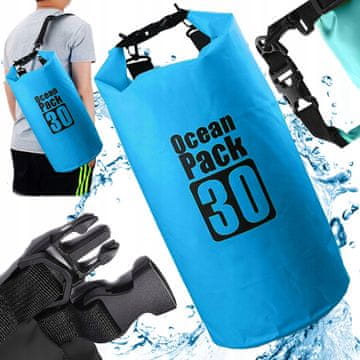 Korbi Vodotesna torba 30L Korbi za Kajak in Potovanja