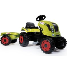 Smoby Smoby Claas pedalni traktor s prikolico