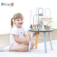 Viga Toys Lesena manipulativna izobraževalna miza Prepletanje Viga Toys