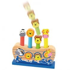 Viga Toys Lesene živali za skakanje Noetova arka