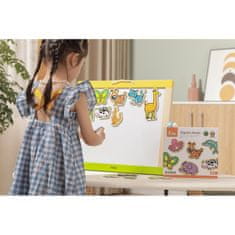 Viga Toys Leseni magneti Živali komplet 20 kosov