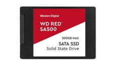 WD RED 3D NAND SSD S500G1R0A 500GB SATA/600, (R:560, W:530MB/s), 2,5"