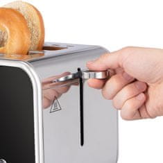 Russell Hobbs Distinctions 2S toaster, črn