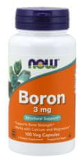 NOW Foods Bor (bor), 3 mg, 100 kapsul