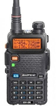 Baofeng UV-5R 8W, radijska postaja, črna