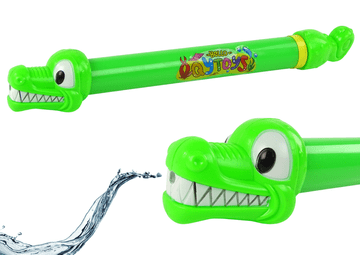 slomart Vodna pištola krokodil LEAN TOYS, 45 cm, zelena