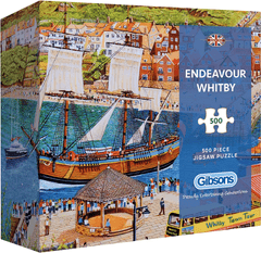 Gibsons Puzzle Endeavour Whitby 500 kosov