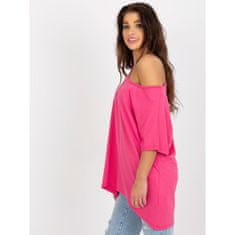 FANCY Ženska bluza oversize BASIC temno roza FA-BZ-8321.78_397358 Univerzalni