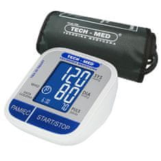 Tech-Med Digitalni elektronski LCD manometer in merilnik krvnega tlaka