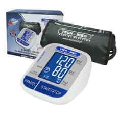 Tech-Med Digitalni elektronski LCD manometer in merilnik krvnega tlaka