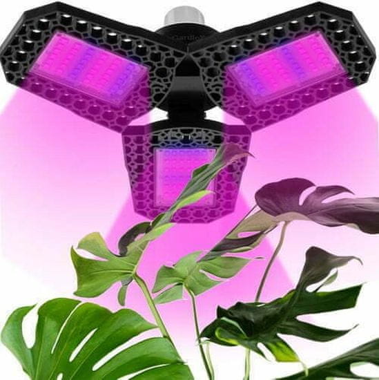 Malatec Žarnica 108 LED UV za vzgojo rastlin 8W E27
