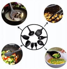 Dexxer 10 delni set silikonskih kuhinjskih pripomočkov
