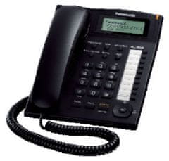 Panasonic KX-TS880FXB - telefon z eno linijo, črn