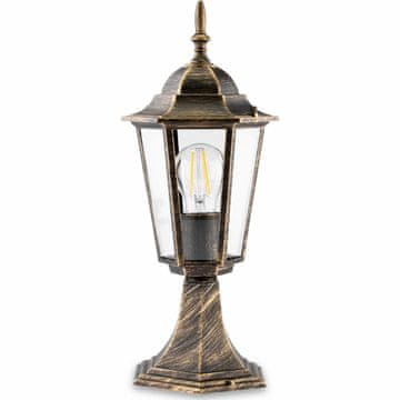 LUMILED Vrtna svetilka E27 patina lanterna BELLIS 40cm