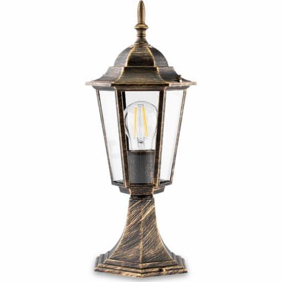 LUMILED Vrtna svetilka E27 patina lanterna BELLIS 40cm