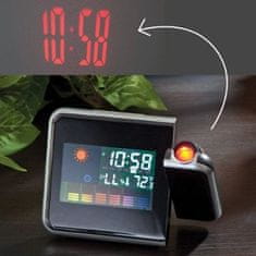 Mormark Projekcijska LCD ura z vremensko postajo | DIGISTATION