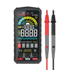 Habotest Univerzalni barvni LCD digitalni multimeter HT126B + LED svetilka