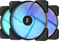 Fractal Design Aspect 14 RGB PWM Črni okvir 3-pack