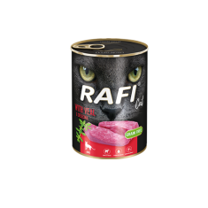 RAFI Adult Mokra Hrana Za Odrasle Mačke S Teletino 12X400 G