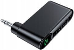 BASEUS Qiyin audio sprejemnik, Bluetooth 5.0 in AUX, črni (WXQY-01)