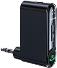 BASEUS Qiyin audio sprejemnik, Bluetooth 5.0 in AUX, črni (WXQY-01)