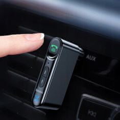 BASEUS Qiyin audio sprejemnik, Bluetooth 5.0 in AUX, črni (WXQY-01)