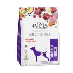 4VETS AIR DRIED NATURAL VETERINARY EXCLUSIVE GASTRO INTESTINAL 1kg suha hrana za pse z boleznimi prebavnega trakta
