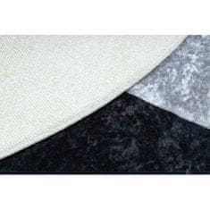 eoshop BAMBINO 2139 pralna preproga okrogla - Nogomet za otroke proti zdrsu - črna / bela ( - Velikost: krog 160 cm)
