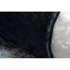 eoshop BAMBINO 2139 pralna preproga okrogla - Nogomet za otroke proti zdrsu - črna / bela ( - Velikost: krog 160 cm)