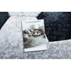 eoshop BAMBINO 2139 pralna preproga okrogla - Nogomet za otroke proti zdrsu - črna / bela ( - Velikost: krog 160 cm)