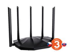 Tenda Usmerjevalnik TX2 Pro AX1500 WiFi6, 1x GWAN, 3x GLAN, IPv6, 5x antena 6dBi, WPA3, CZ App
