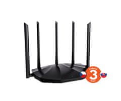 Tenda Usmerjevalnik TX2 Pro AX1500 WiFi6, 1x GWAN, 3x GLAN, IPv6, 5x antena 6dBi, WPA3, CZ App