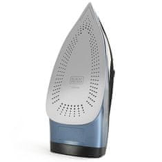 Parni likalnik Black+Decker, BXIR2801E, keramična likalna površina, regulator pare in temperature, 2800 W