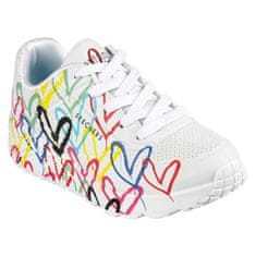 Skechers Čevlji bela 35.5 EU Uno Lite Spread The Love