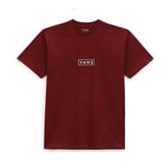 Vans Majice bordo rdeča XXL Classic Easy Box