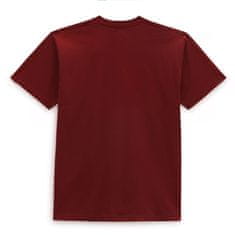 Vans Majice bordo rdeča XXL Classic Easy Box