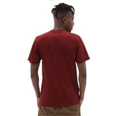 Vans Majice bordo rdeča XXL Classic Easy Box