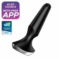Satisfyer Anal Toys VIBRACIJSKI ANALNI ČEP Satisfyer Ilicious 2 Black