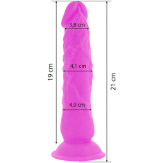 Diversia VIBRACIJSKI PENIS Diversia Flexible Purple (21 cm)