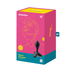 Satisfyer Anal Toys VIBRACIJSKI ANALNI ČEP Satisfyer Game Changer Blk