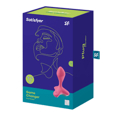 Satisfyer Anal Toys VIBRACIJSKI ANALNI ČEP Satisfyer Game Changer Pink