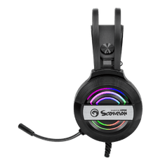 Marvo HG8902 slušalke, žične, gaming, črne