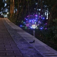 INNA 2x Solarna vrtna svetilka LED dekorativna REGRAT v zemljo zabita