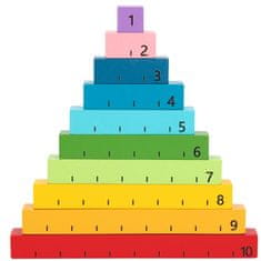 Tooky Toy Lesena matematična tabla Učenje štetja