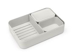 Brabantia Make & Take Bento škatla za malico, svetlo siva