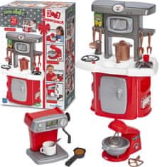 Ecoiffier Ecoiffier Velika kompaktna otroška kuhinja z mešalnikom in kavnim avtomatom
